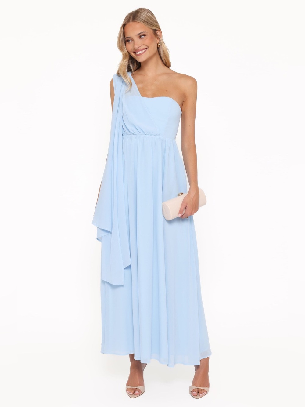 Petal & Pup Darlee Maxi Dress Size 4 Blue